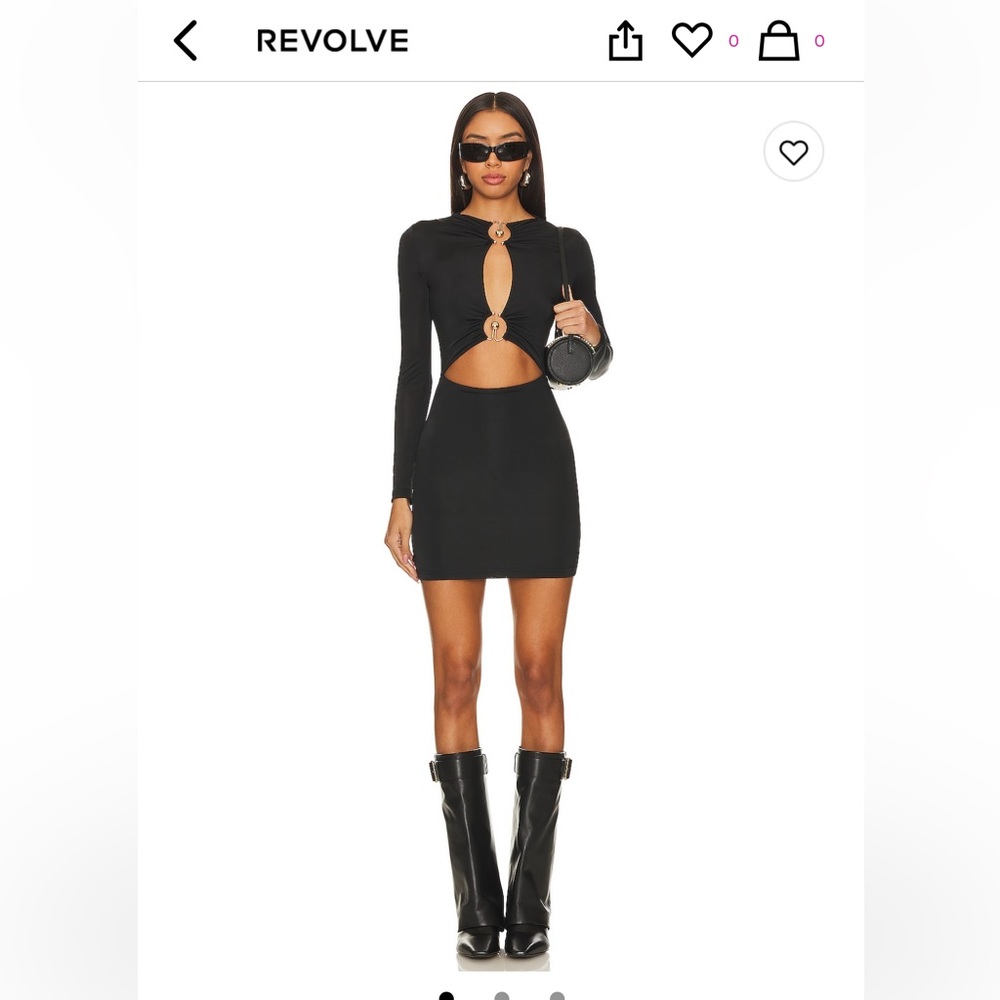 Revolve Superdown black dress